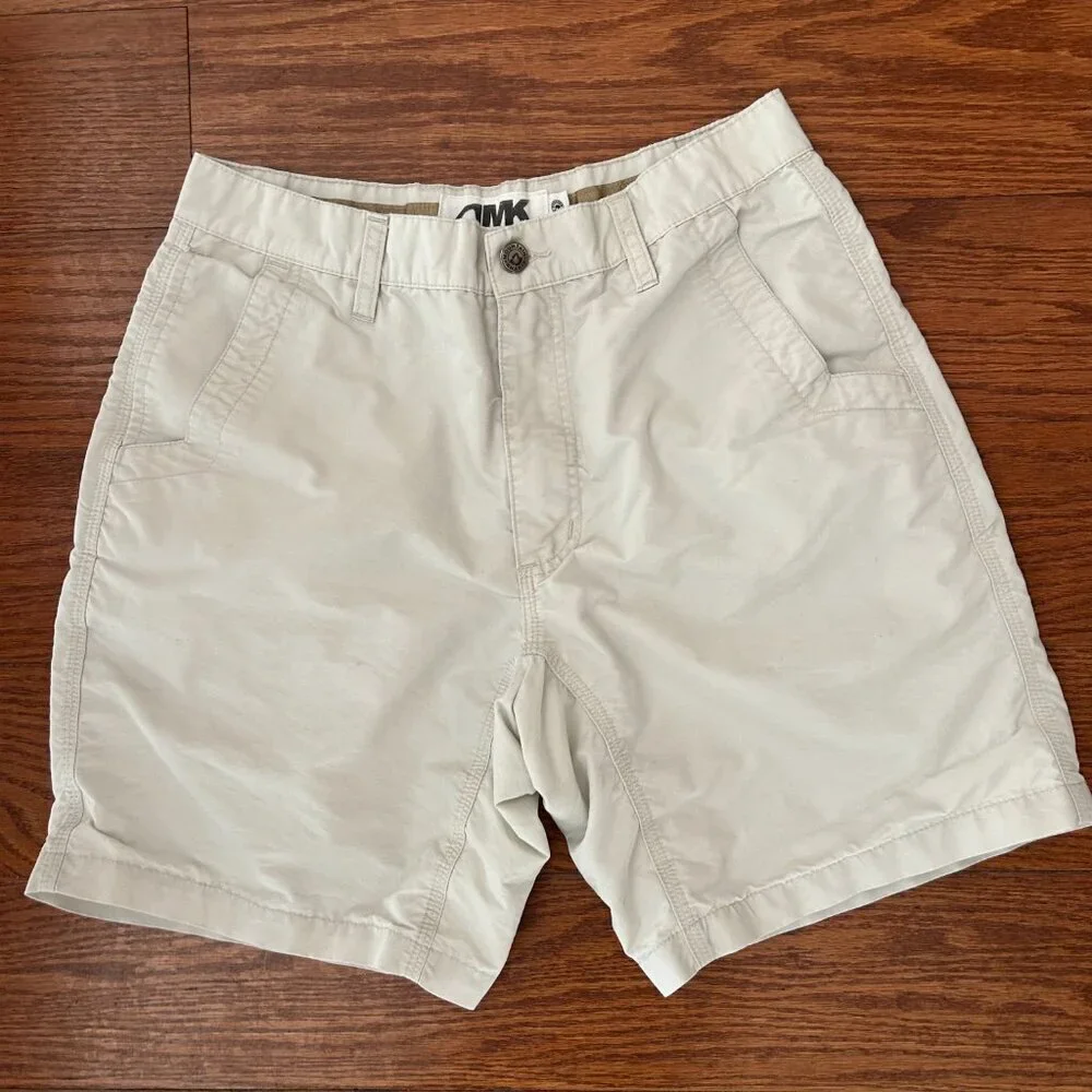 Mountain Khakis Teton Short Men's Size 30 8 inch Inseam Chino Flat Front